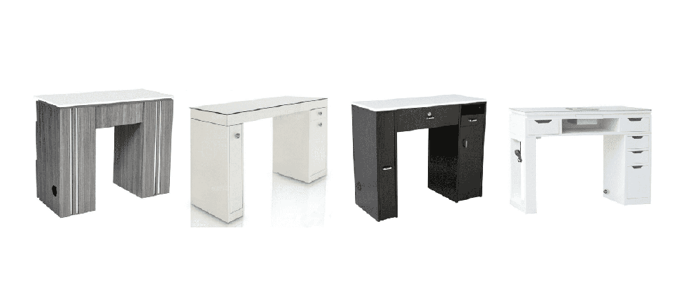 Professional Nail Tables - Salon Manicure Stations