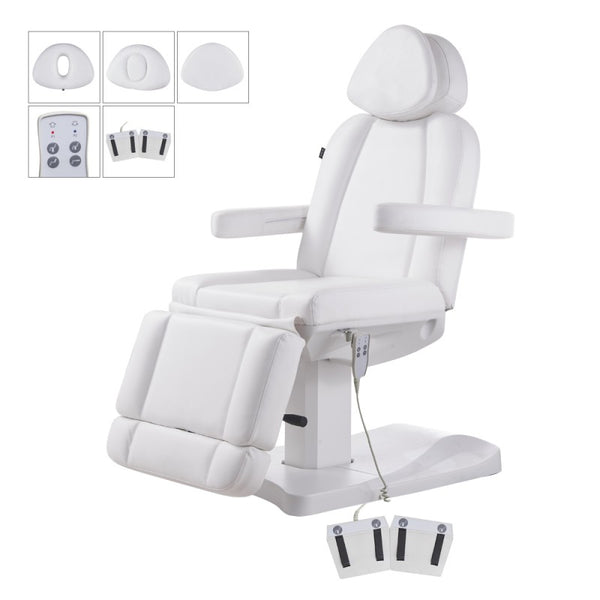 Dir Full Electrical Medical Aesthetic Chair Facial Beauty Bed Podiatry  Doctors Office Chair with 3 Motors Ink