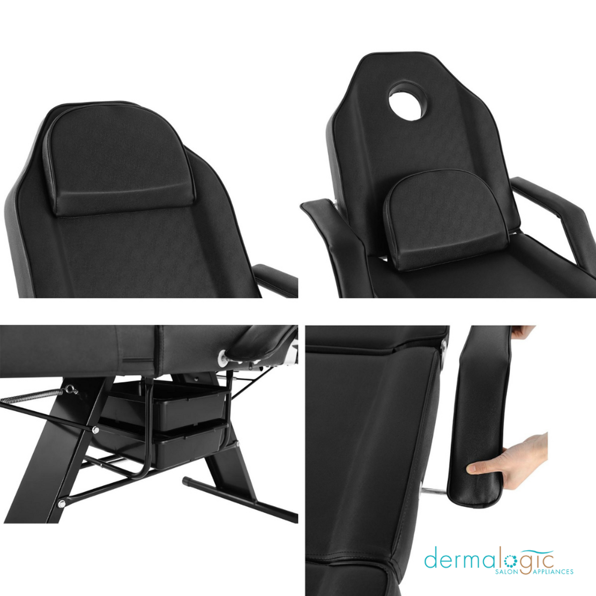 Dermalogic Parker II Facial Chair &amp; Tattoo Bed