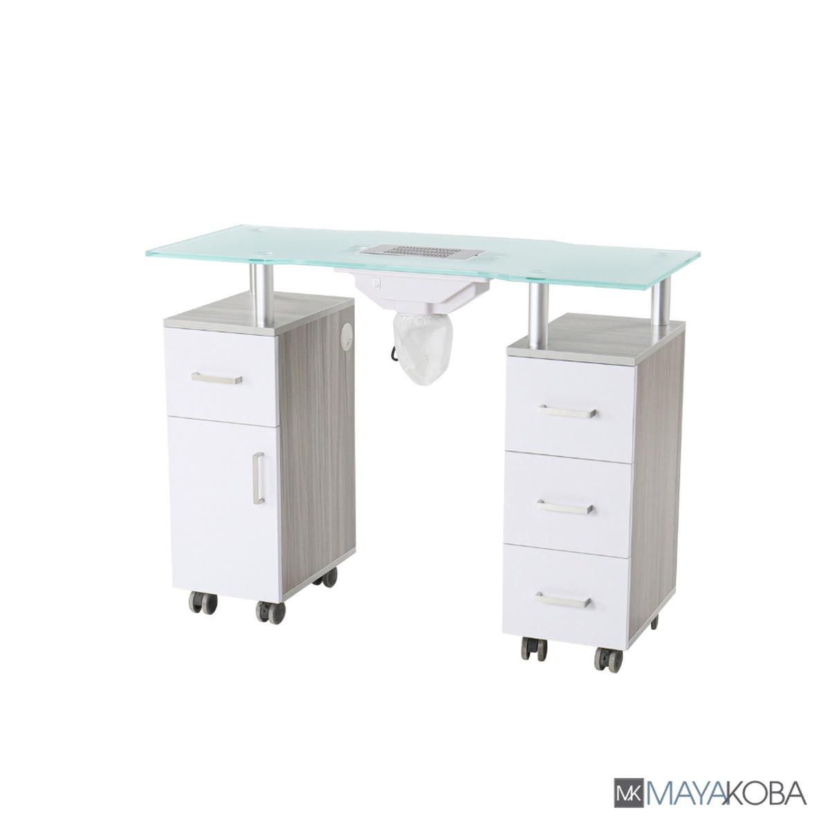 Dermalogic Glasglow Manicure Table with Fan