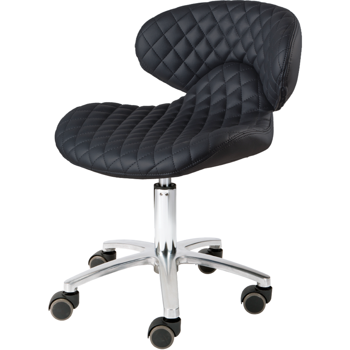 Whale Spa Whale Spa #1001H-DIA Diamond Technician Stool Chair  - ChairsThatGive