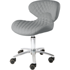 Whale Spa Whale Spa #1001H-DIA Diamond Technician Stool Chair  - ChairsThatGive