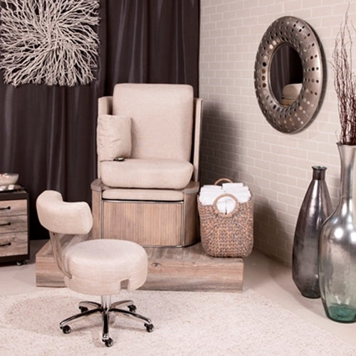 Belava Dorset No-Plumbing Pedicure Spa Chair with Platform