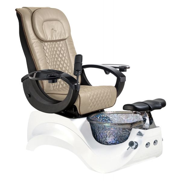 Whale Spa Whale Spa Pedicure Chair Alden Crystal with Free Trolley &amp; Stool Pedicure Chair - ChairsThatGive