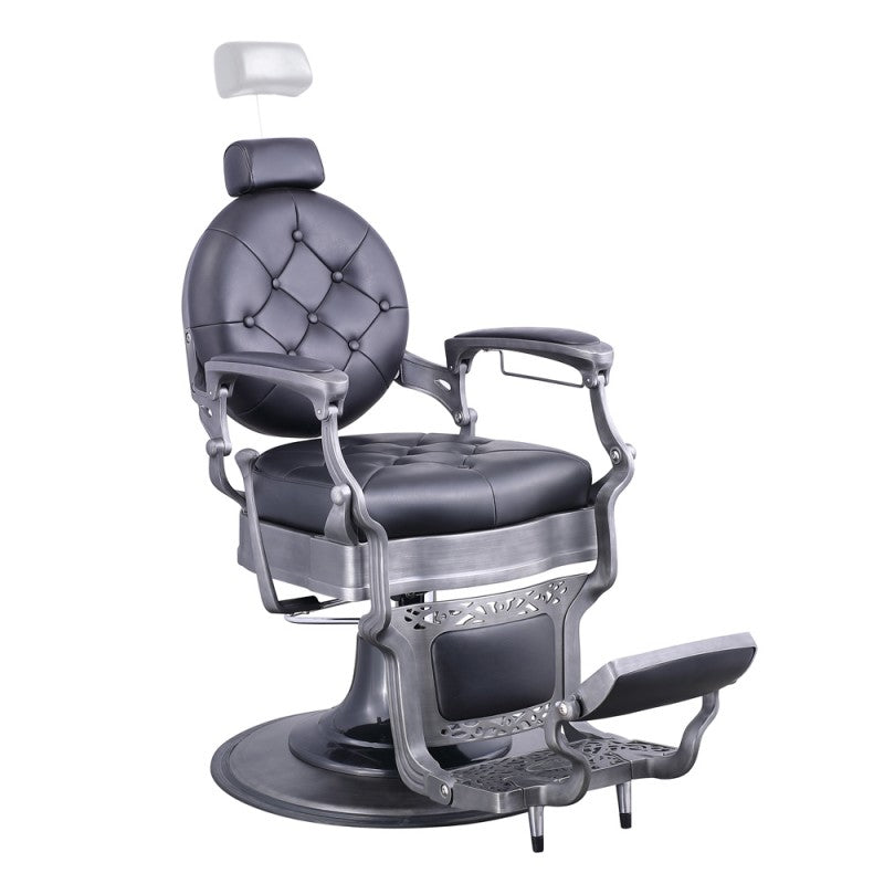 Dream In Reality DIR Barber Chair Vanquish - Brushed Frame Barber Chairs - ChairsThatGive