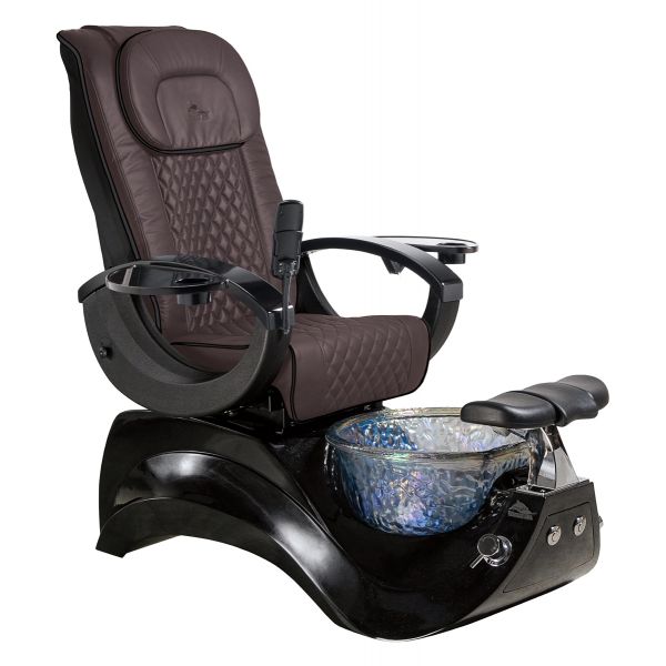 Whale Spa Whale Spa Pedicure Chair Alden Crystal with Free Trolley &amp; Stool Pedicure Chair - ChairsThatGive