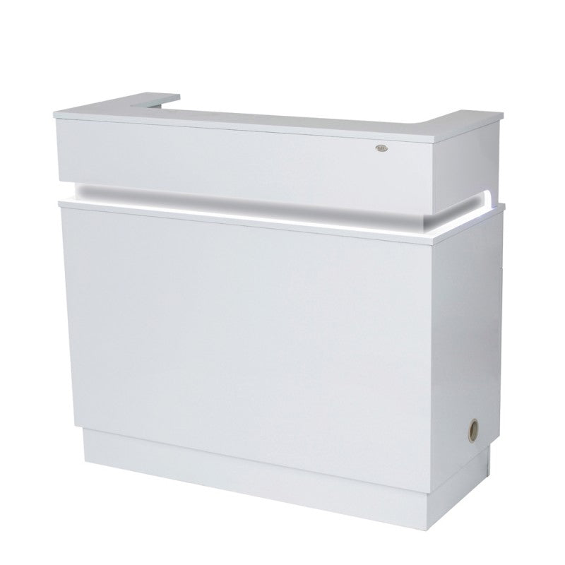 Dream In Reality DIR Langara Reception Desk with LED Lighting Reception Desk - ChairsThatGive