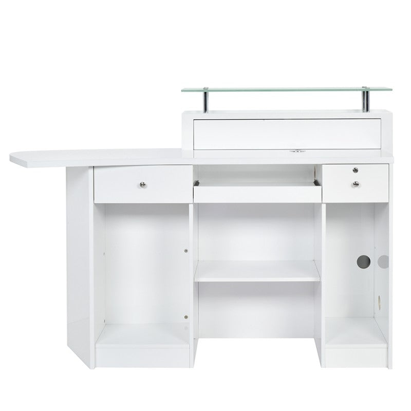 Dream In Reality DIR Gattino Reception Desk with LED Lighting Reception Desk - ChairsThatGive