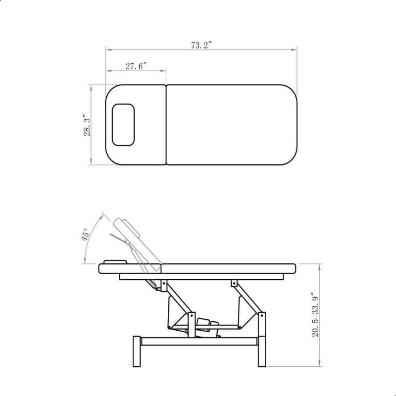 Dream In Reality DIR Mar Egeo Facial Beauty Bed Facial Chairs - ChairsThatGive