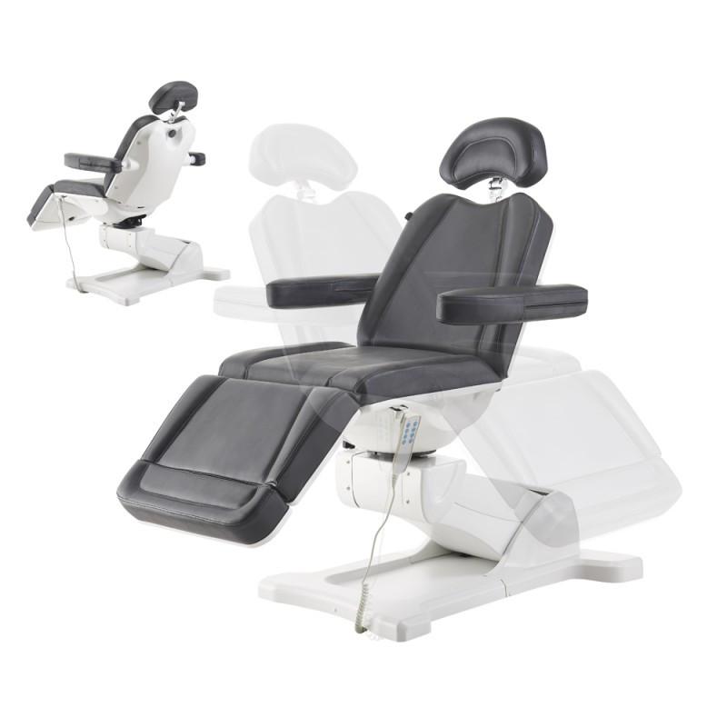 Dream In Reality DIR Pavo - Full Electrical with 4 Motors Black Facial Beauty Bed &amp; Chair Facial Chairs - ChairsThatGive