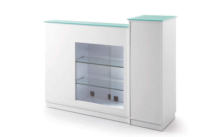 Mayakoba Glasglow Reception Table with Display