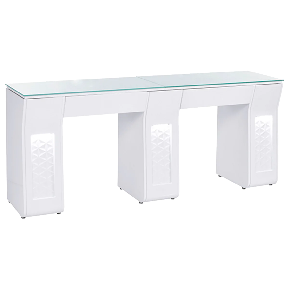 Whale Spa Vicki Double Nail Table with LED Light