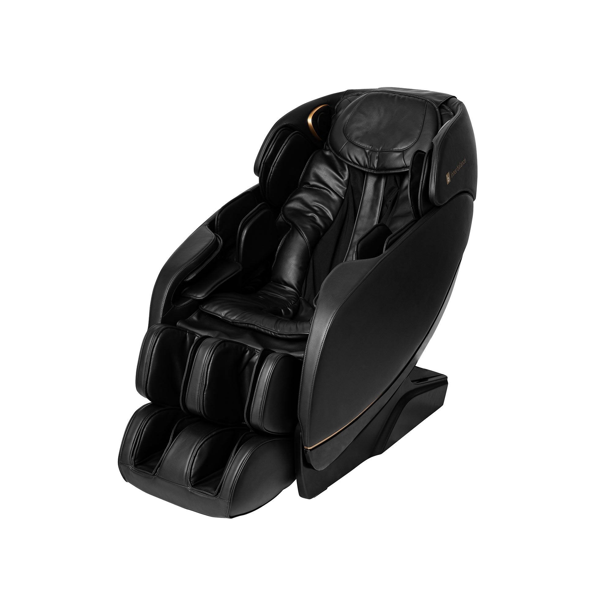 Close-up of the Inner Balance Wellness Jin 2.0 Massage Chair in black