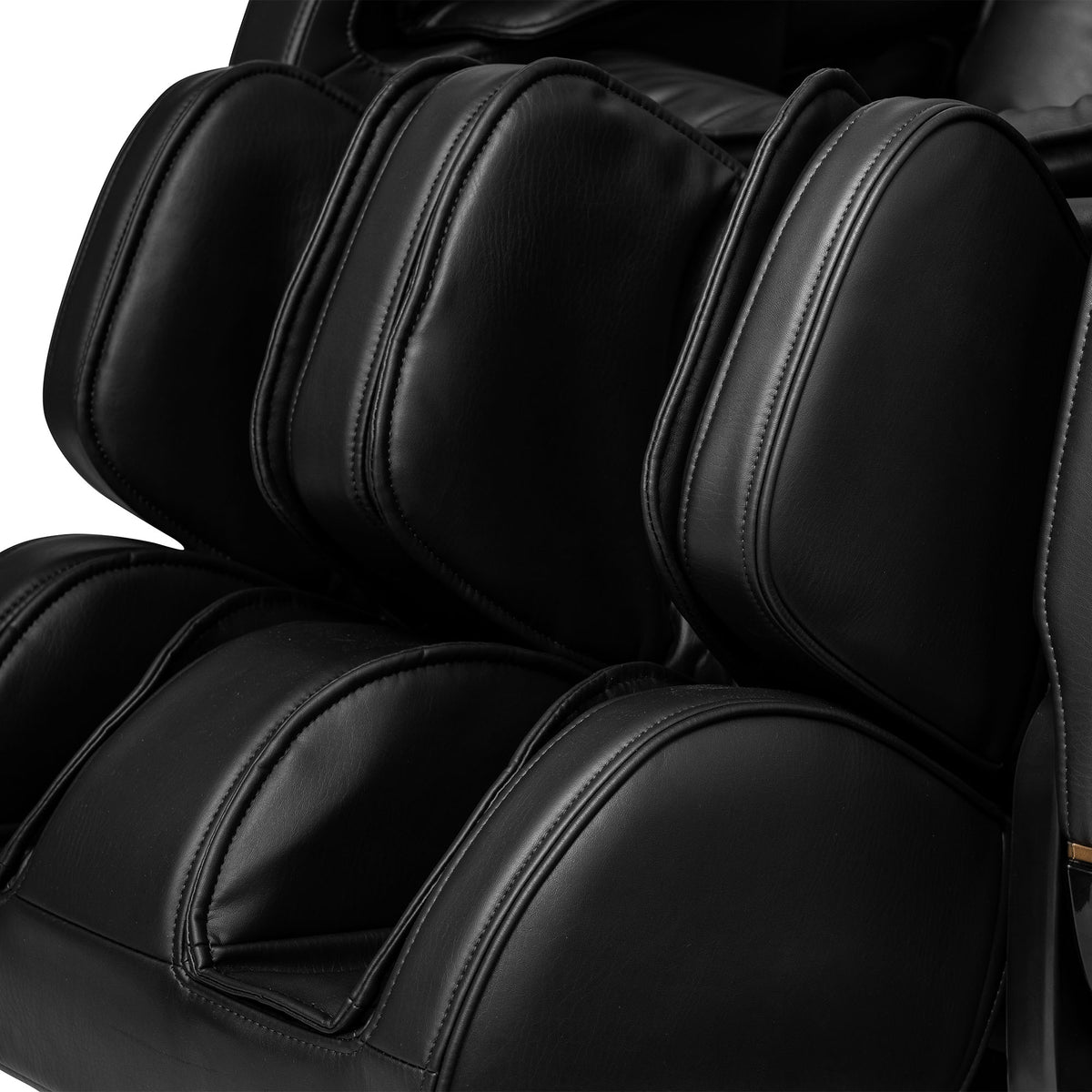 Thick cushioned massage seating positions showcased on the Inner Balance Wellness Jin 2.0 Massage Chair