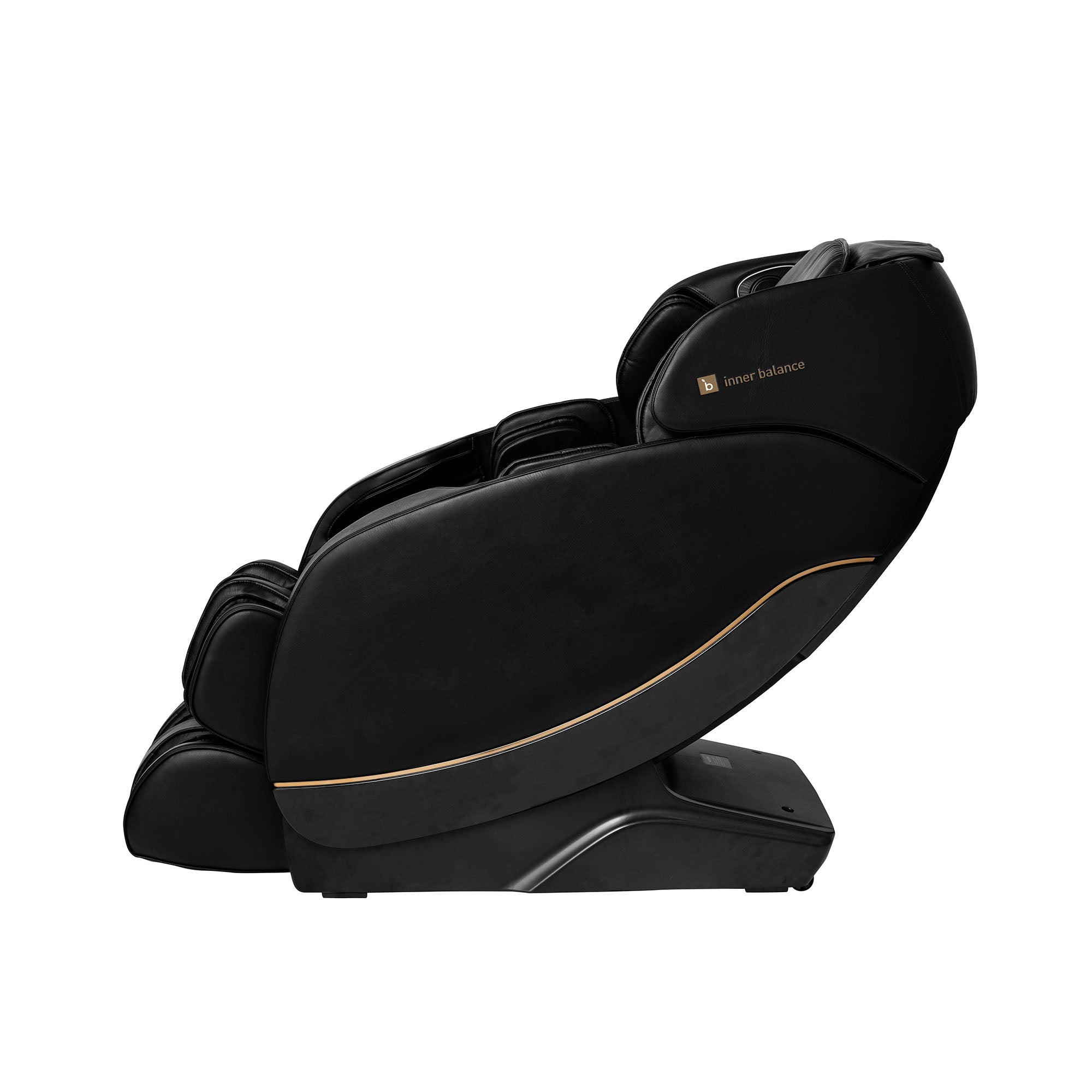 Close-up of the Inner Balance Wellness Jin 2.0 Massage Chair in black