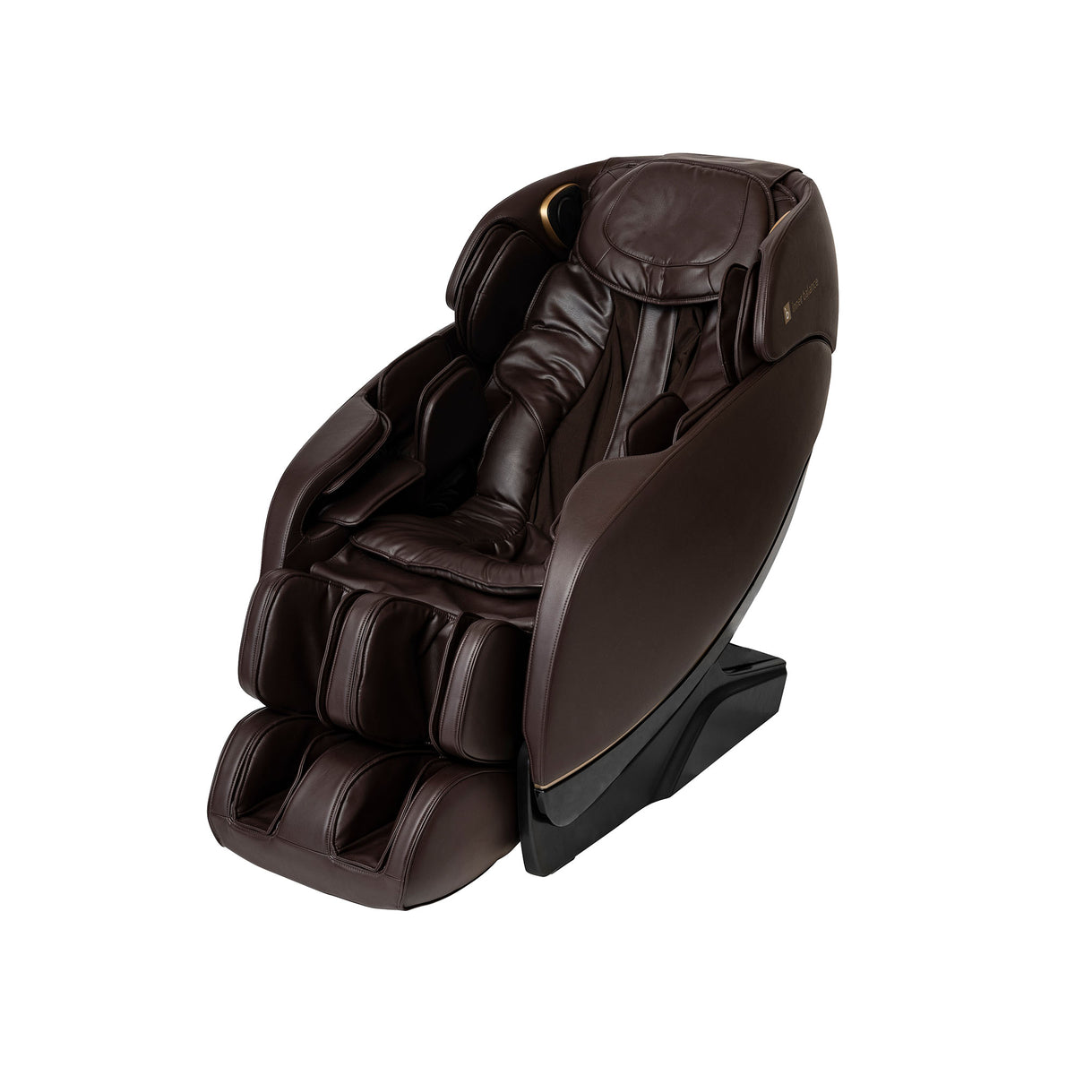 Inner Balance Wellness Jin 2.0 Massage Chair in brown leather finish