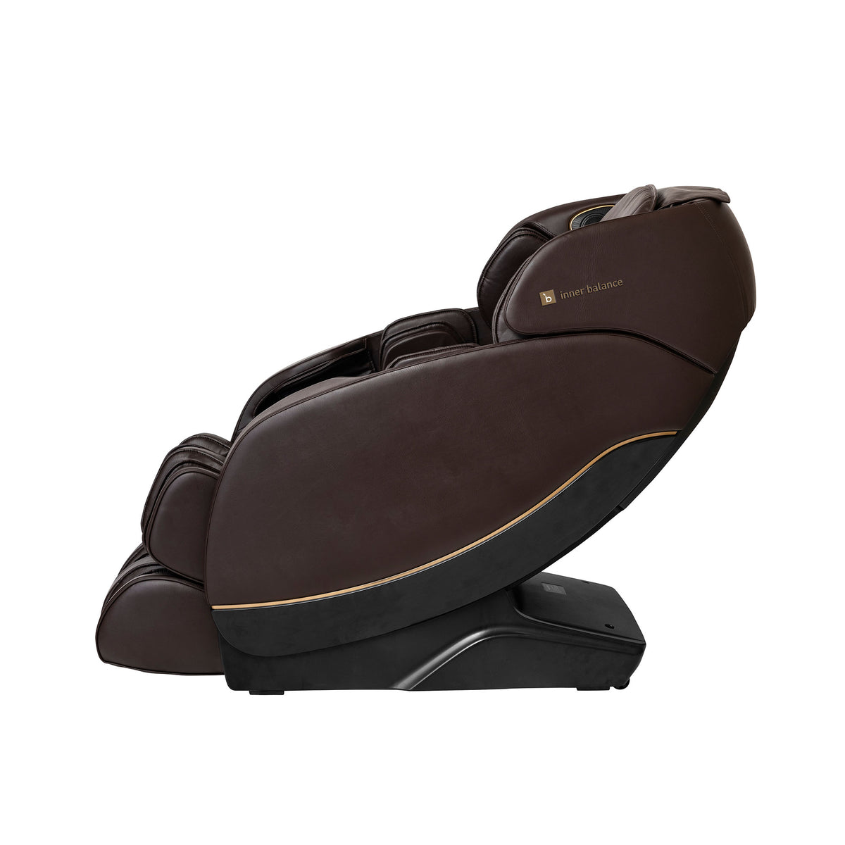Inner Balance Wellness Jin 2.0 Massage Chair in brown leather finish