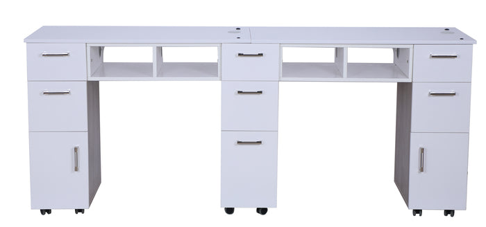 Mayakoba Milan Double Manicure Table