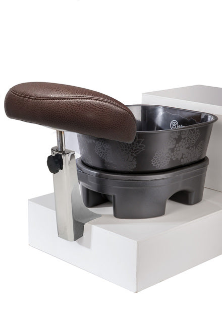 Belava Mounting Footrest Chrome Coating in Custom Color Upholstery