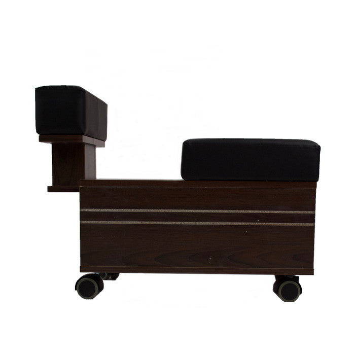 Mayakoba Alera Pedicure Cart with Footrest