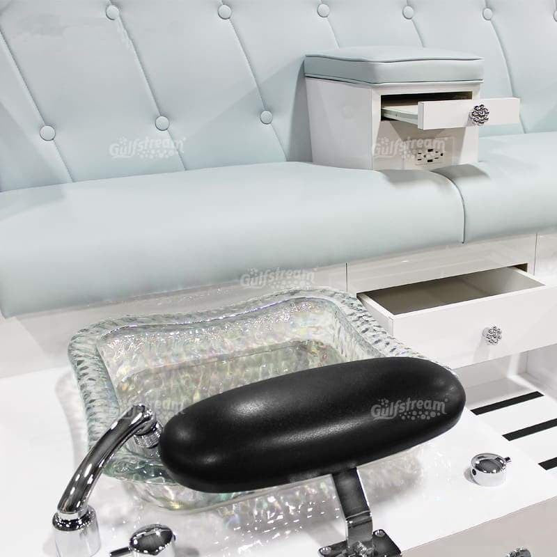 Gulfstream Gulfstream Vienna Triple Pedicure Chair Bench Pedicure &amp; Spa Chairs - ChairsThatGive