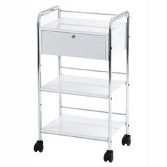 Whale Spa Whale Spa Waxing Trolley with Locking Drawer &amp; Three Shelves Trolley - ChairsThatGive