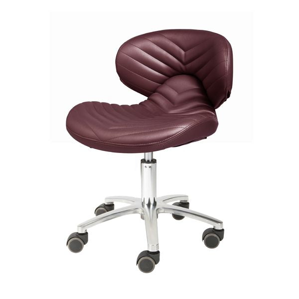 Whale Spa Whale Spa Chevron #1010L Pedicure Stool Chair Tech Stool - ChairsThatGive