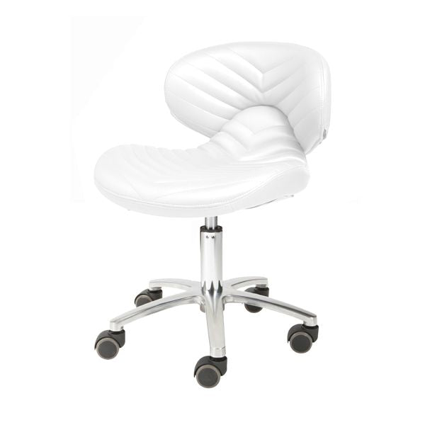 Whale Spa Whale Spa Chevron #1010L Pedicure Stool Chair Tech Stool - ChairsThatGive