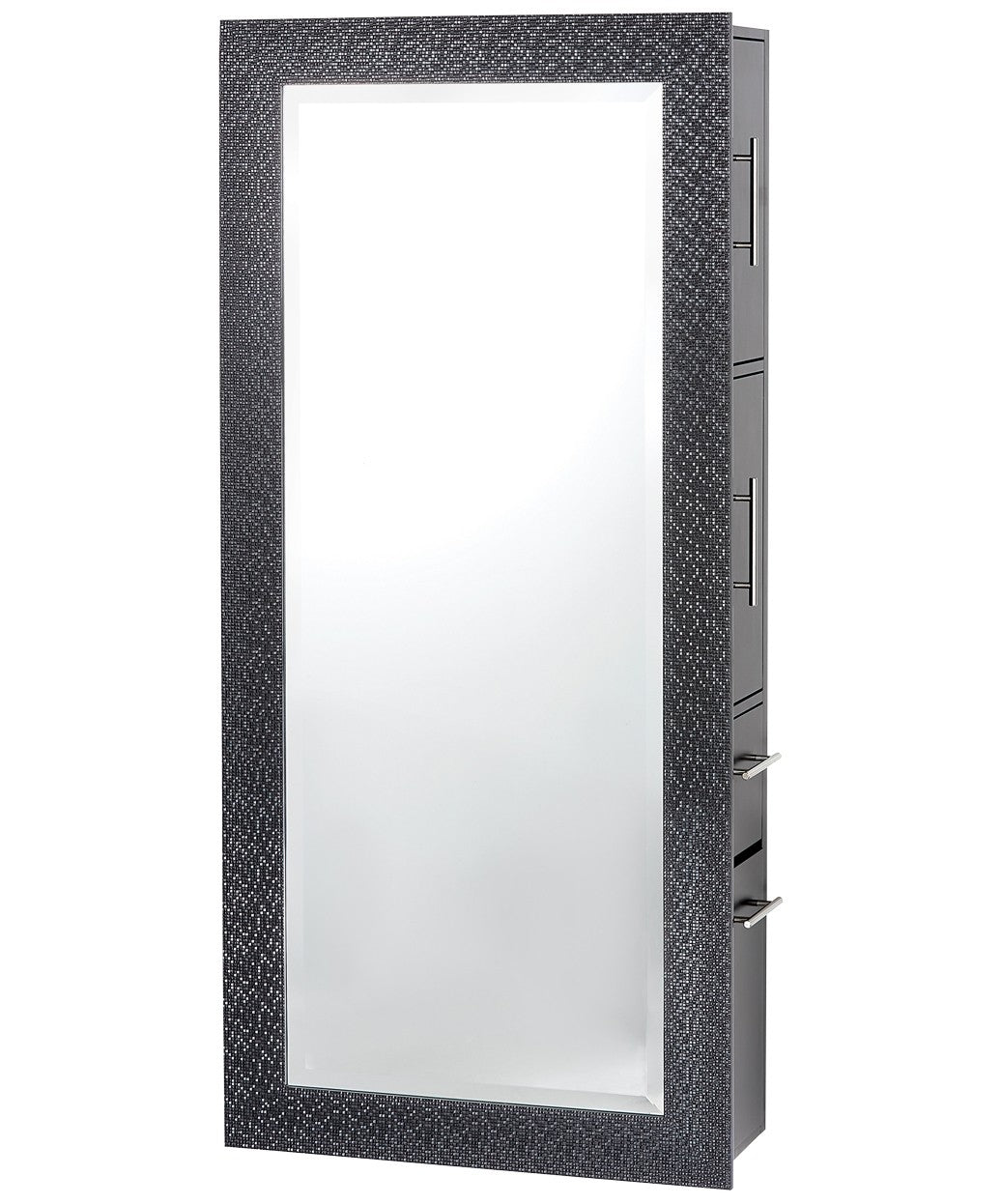 Pibbs Diamond Salon Mirror & Storage Server