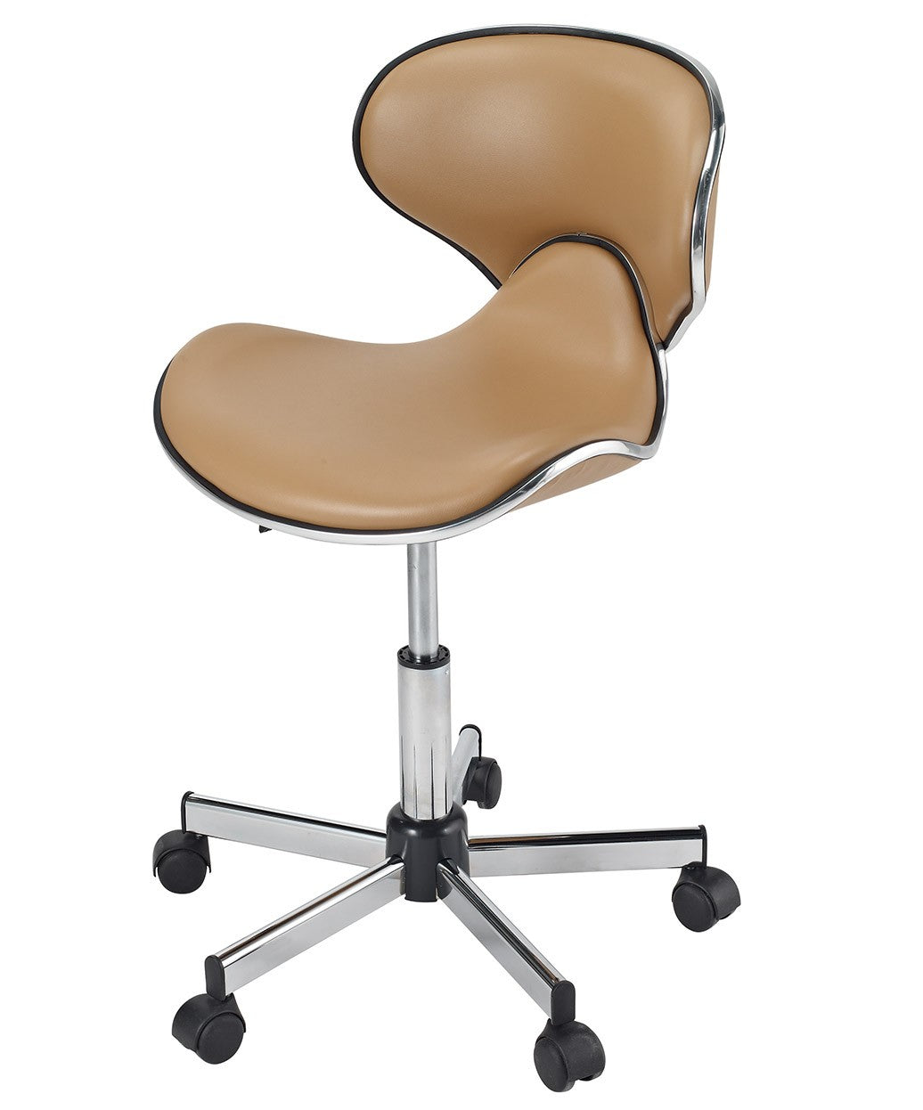 Pibbs 645 Mid Butterfly Stool with Backrest