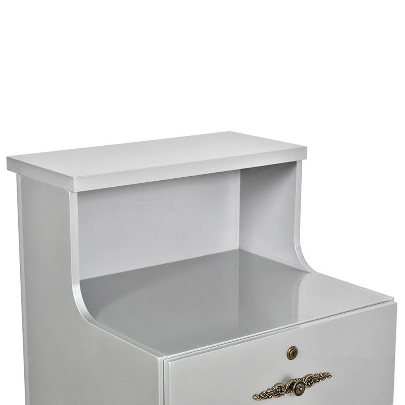 DIR Valencia-1 LED Reception Desk - Side Storage