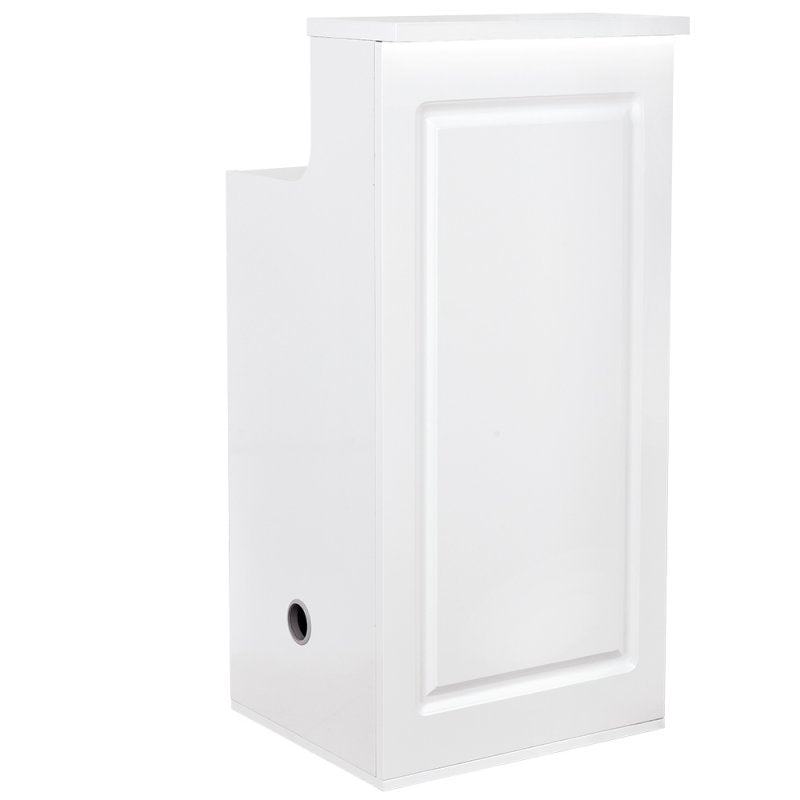 DIR Valencia-1 LED Reception Desk - Side Storage