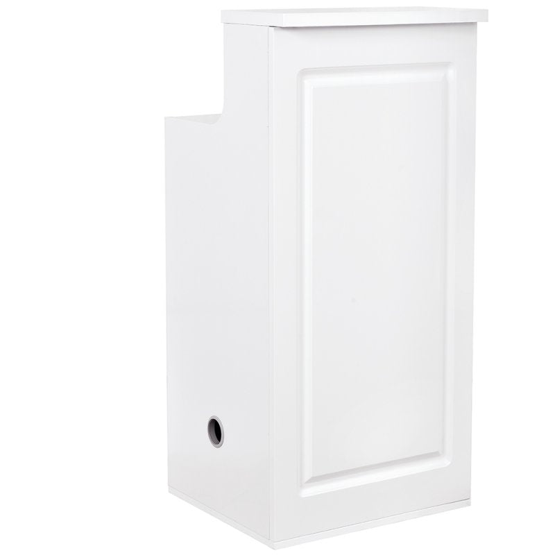 DIR Valencia-1 LED Reception Desk - Side Storage