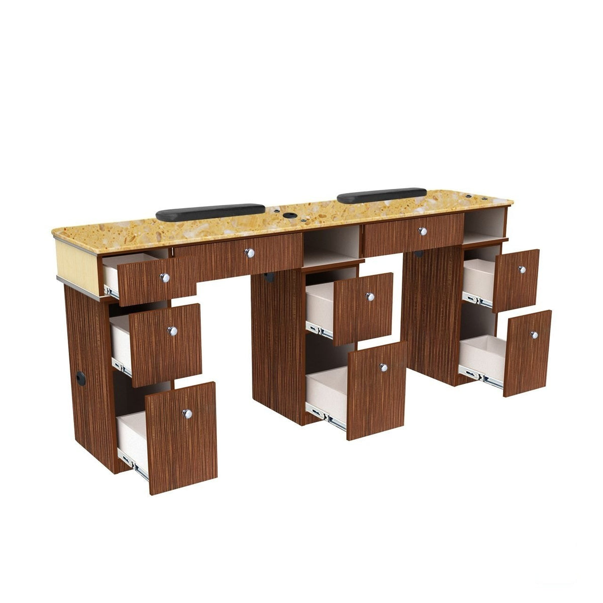 Mayakoba Mayakoba Verona II Double Nail Table Manicure Nail Table - ChairsThatGive