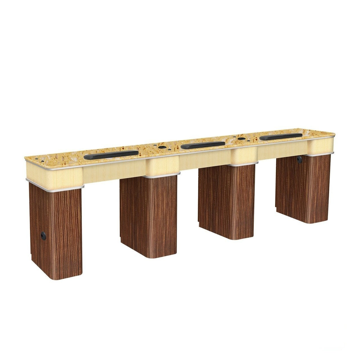 Mayakoba Mayakoba Verona II Triple Nail Table Manicure Nail Table - ChairsThatGive