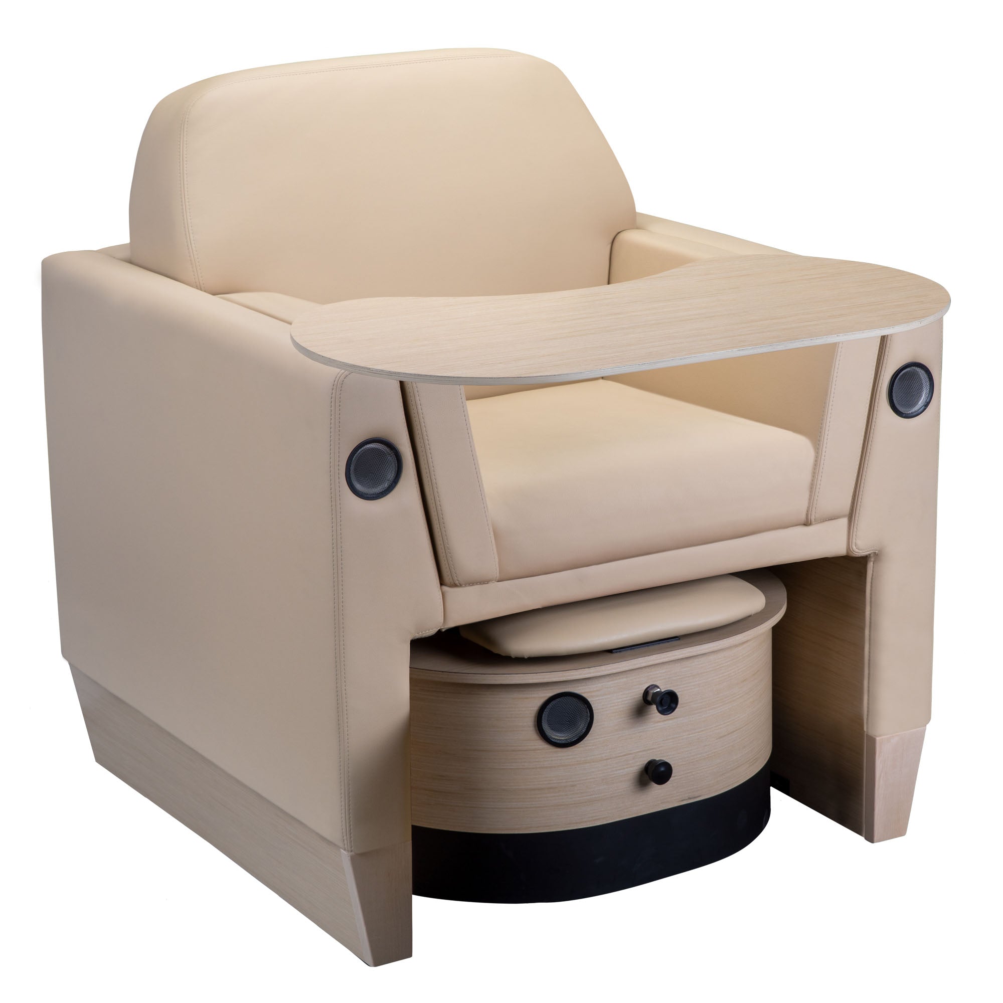 LEC Wilshire M™ Pedicure Chair with Manual Pedi Tub